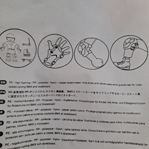 Knee Elbow Pads Black Protective Gear Crzko M - Picture 3 of 11